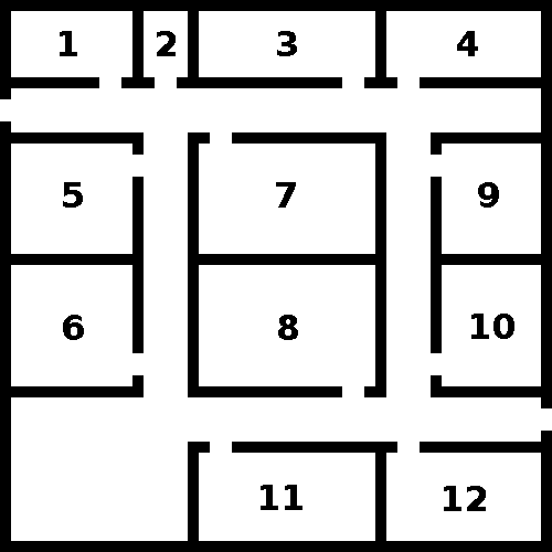 map of game level