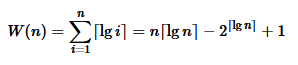 upper bound complexity mathematical formula