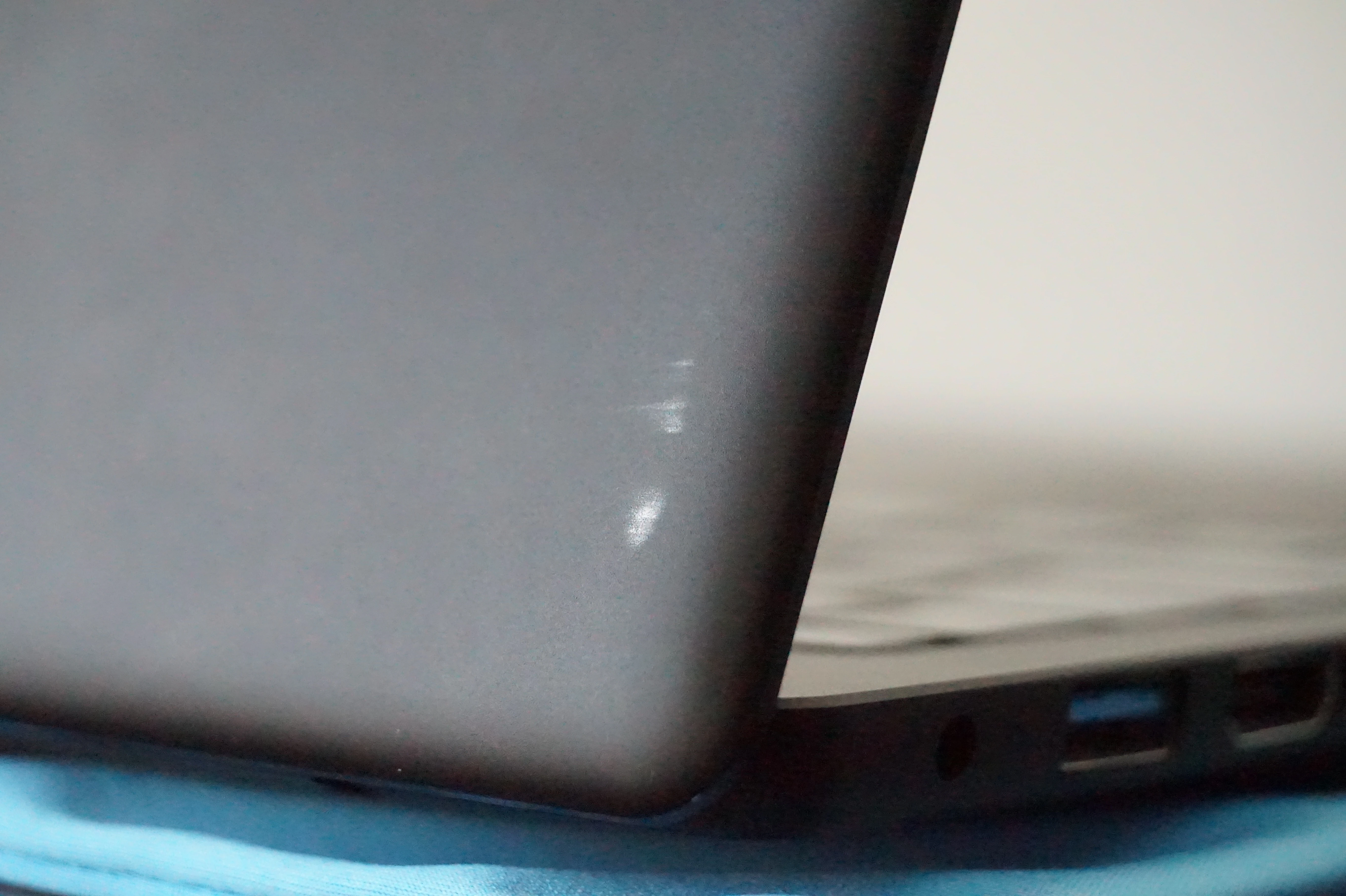 close up of Starbook with small scuff marks near the corner